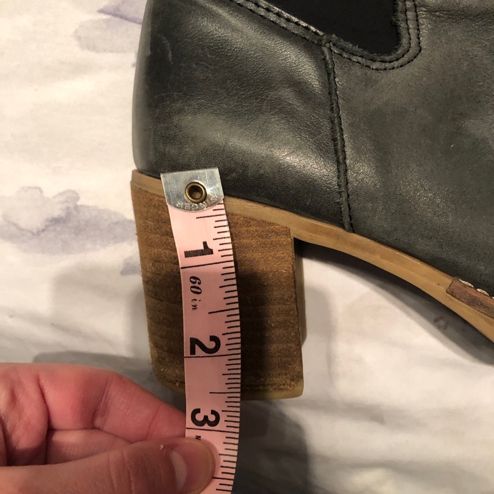 Free people Landry Tall Boots Over the knee Leather Pull on fitted - Picture 6 of 11